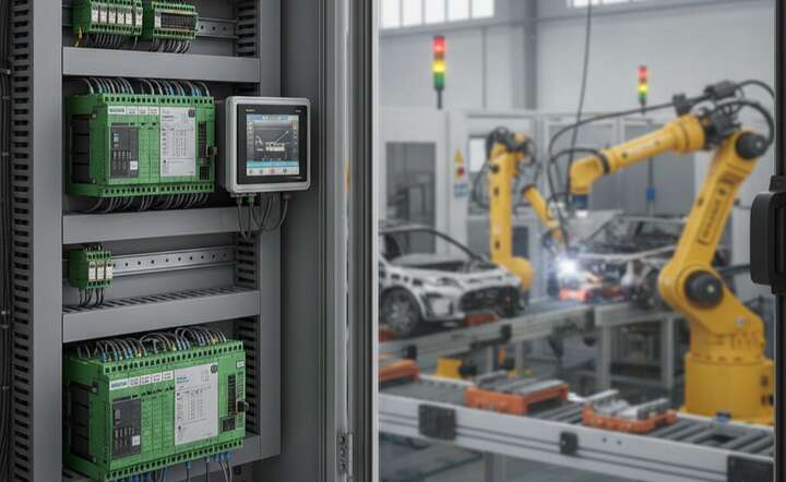 W nowoczesnym zakładzie przemysłowym maszyny są jak organizmy, a sterownik PLC jest ich mózgiem / autor: materiały prasowe Amister