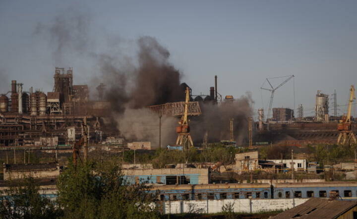 zakłady metalurgiczne Azowstal w Mariupolu / autor: PAP