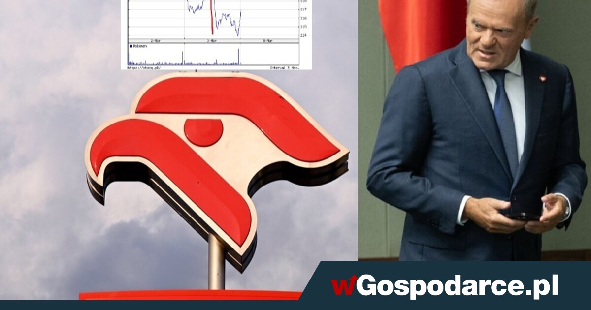 Premier jednym zdaniem o Orlenie się obnażył. I zbił kurs