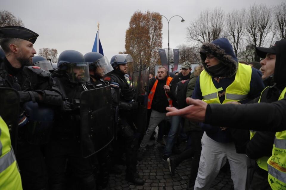 Francja protesty / autor: PAP/EPA