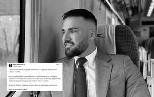 śp. poseł Łukasz Litewka, w miniaturze wpis prezydenta RP Karola Nawrockiego / autor: Facebook/Łukasz Litewka, X/Karol Nawrocki