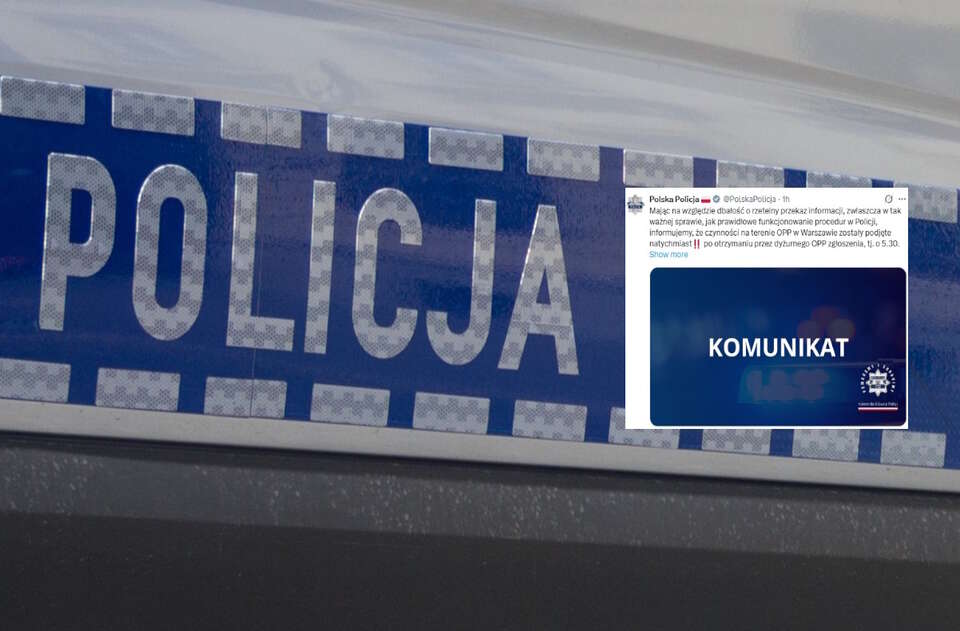 Gwałt na stażystce w Piasecznie. Oświadczenie policji