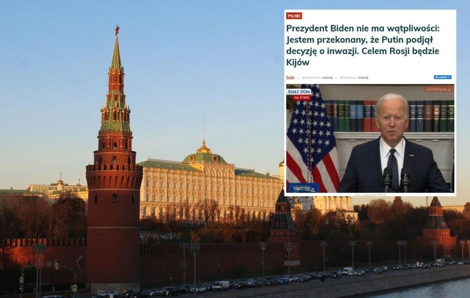 zdjęcie w tle - Kreml / autor: Fratria; wPolityce.pl (screenshot)