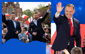 Rafał Trzaskowski Aleksander Miszalskie / prezydent Karol Nawrocki / autor: FB/Aleksander Miszalski / Fratria