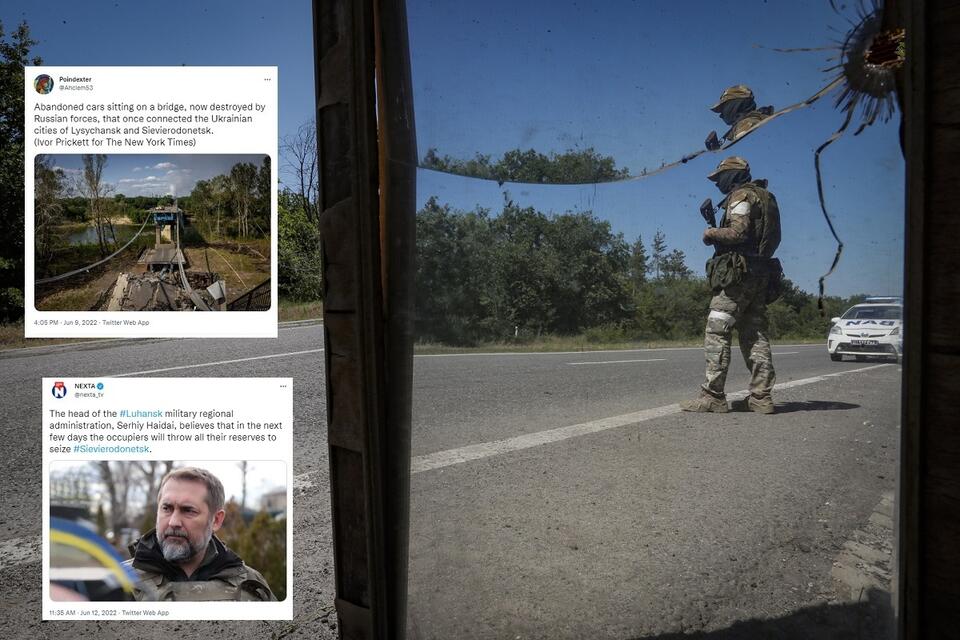 Rosyjska agresja na Ukrainę. Zdjęcie z obwodu ługańskiego / autor: PAP/EPA
