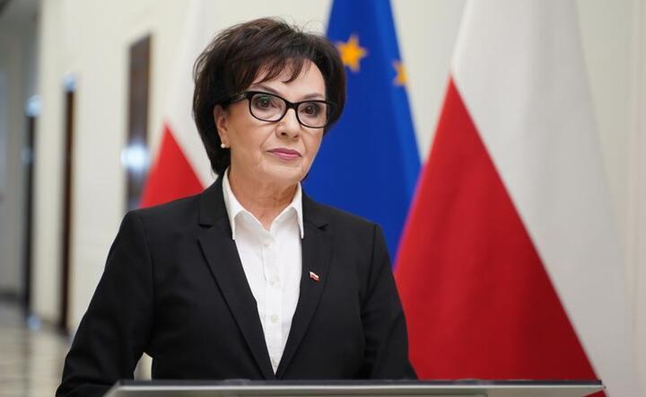 Elżbieta Witek, marszałek Sejmu / autor: Łukasz Błasikiewicz/Kancelaria Sejmu
