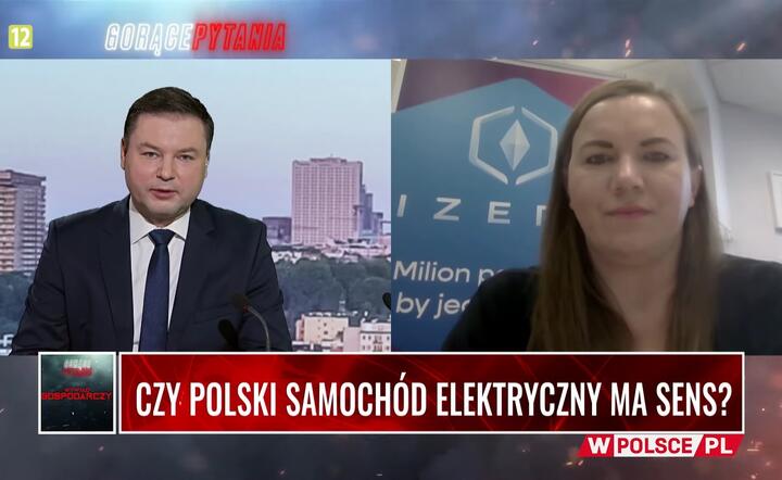 M.Wysocki i Małgorzata Królak – dyrektor programu w ElectroMobility Poland / autor: Fratria
