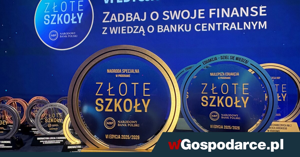 Znamy laureatów VI edycji programu Złote Szkoły NBP