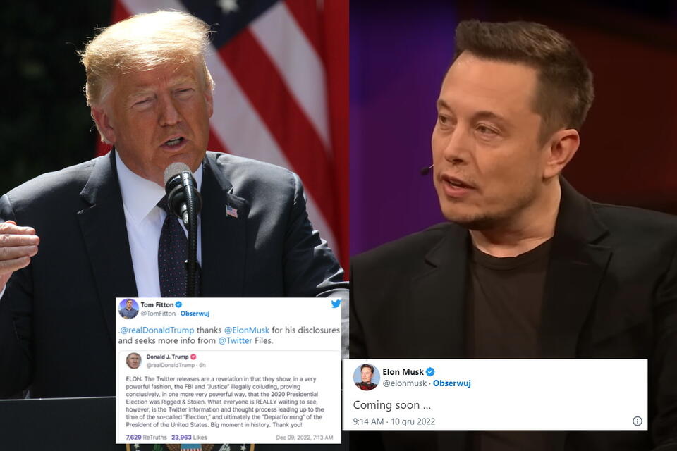 Donald Trump, Elon Musk  / autor: fratria, screenshot YouTube TED