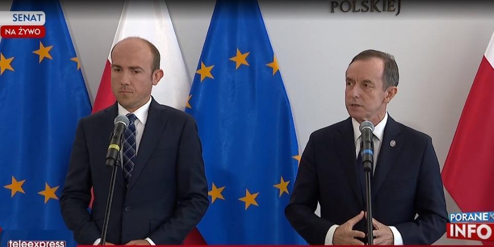 Borys Budka, Tomasz Grodzki / autor: screen / TVP INFO / wpolityce.pl