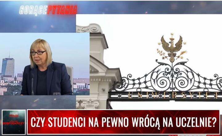 Ewa Barlik z ALK o przyszłości nauczania w szkołach wyższych w czasach koronawirusa.  / autor: Fratria
