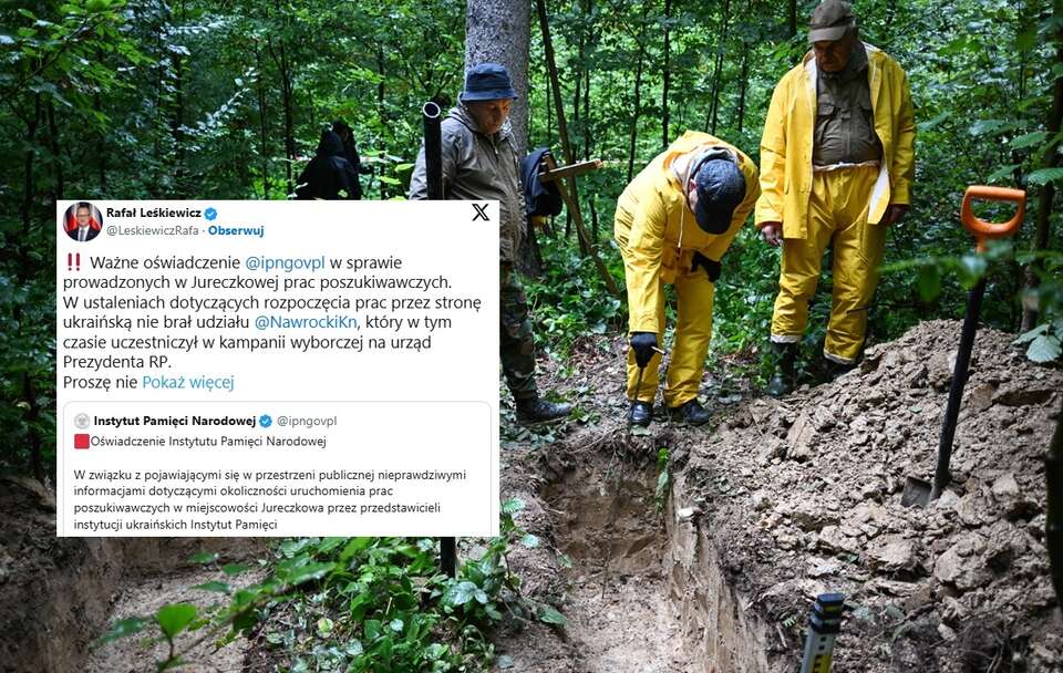 Ukraińcy prowadzą prace w Jureczkowej. IPN zabrał głos
