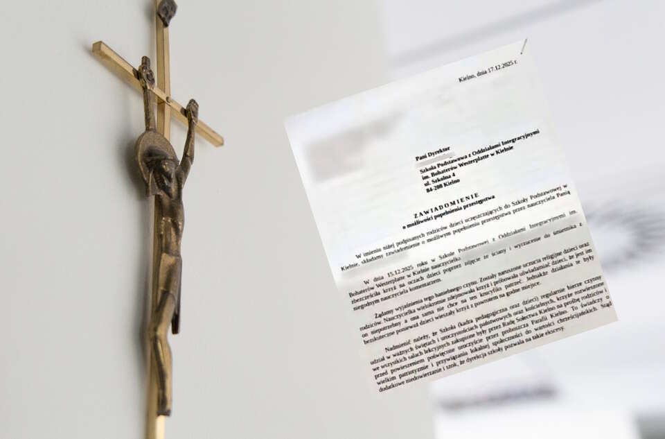 NEWS. Oto zawiadomienie ws. usunięcia krzyża w szkole!