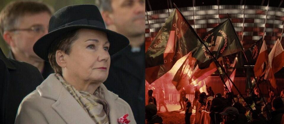 autor: Twitter/Hanna Gronkiewicz; Twitter/Brygada Dolnośląska
