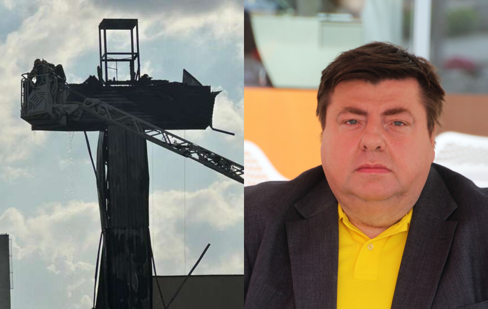 Krzyż papieski przy Kościele św. Maksymiliana Kolbego w Warszawie; Piotr Semka / autor: wPolityce.pl/Fratria 