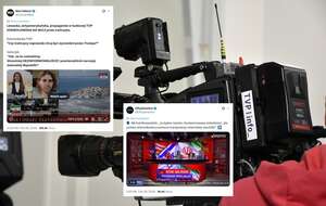 Zdj. ilustracyjne - kamera TVP Info w likwidacji / autor: Fratria 