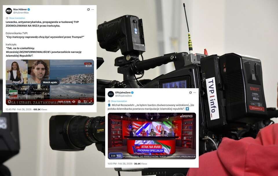 Zdj. ilustracyjne - kamera TVP Info w likwidacji / autor: Fratria 