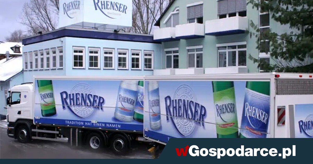 Upada producent kultowej wody mineralnej. Marka ma 160 lat