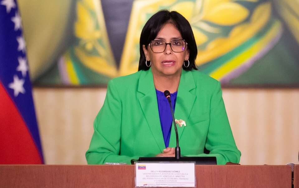 Delcy Rodriguez, p.o. prezydenta Wenezueli / autor: PAP/EPA/RAYNER PENA R