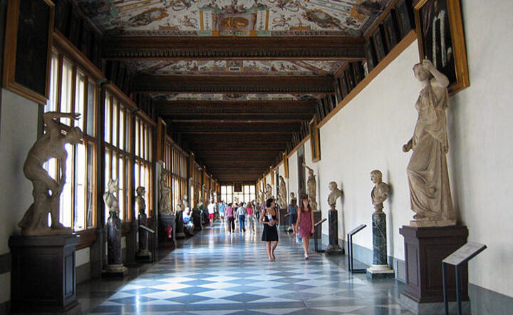 Galeria Uffizi we Florencji / autor: CC BY-SA 3.0, https://commons.wikimedia.org/w/index.php?curid=945580