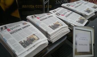 Najnowsze wyniki prasy codziennej: najmniejsza w historii sprzedaż “Gazety Wyborczej“ - spadek o 11 procent