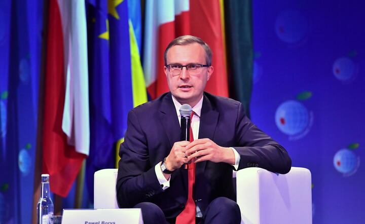 Paweł Borys podczas dyskusji na Forum Ekonmicznym w Karpaczu / autor: PAP