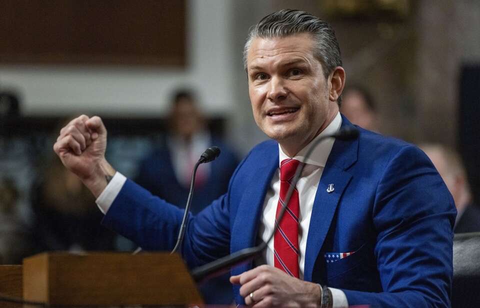 Pete Hegseth / autor: EPA/SHAWN THEW Dostawca: PAP/EPA.