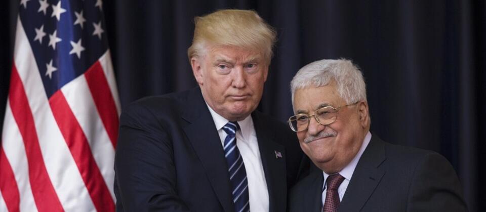 Trump i Abbas / autor: PAP