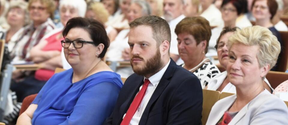 Elżbieta Bojanowska, Janusz Cieszyński, Marzenna Drab / autor: PAP/Tytus Żmijewski