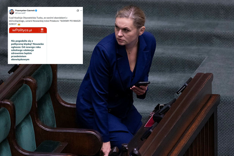 Czarnek o wiadomości Nowackiej. "IDZIEMY PO WASZE DZIECI!"