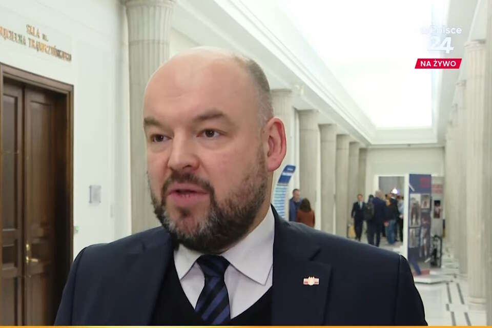 Poseł PiS Jan Dziedziczak / autor: Telewizja wPolsce24