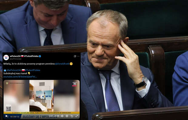 W ostatnim czasie politycy Koalicji Obywatelskiej, na czele z premierem Donaldem Tuskiem i ministrem sprawiedliwości Waldemarem Żurkiem, zalewają sieć mało śmiesznymi filmikami nt. Zbigniewa Ziobry. / autor: PAP/Paweł Supernak/X