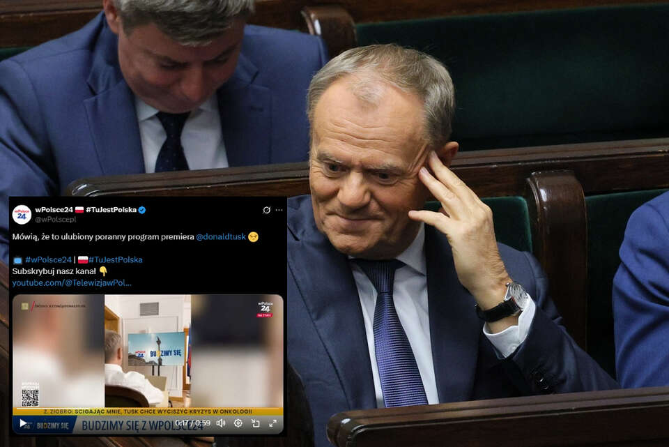 Tusk i wPolsce24. Jego nagrania otrzymało drugie życie