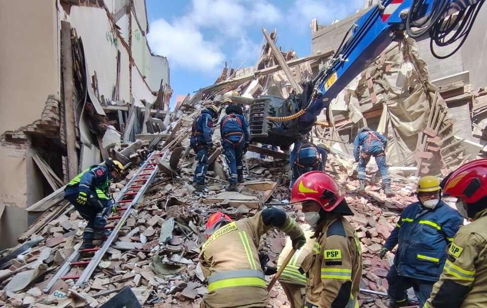 Miejsce tragedii w Goerlitz / autor: KP PSP w Zgorzelcu