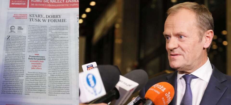 "GW"/Donald Tusk / autor: PAP/Paweł Supernak