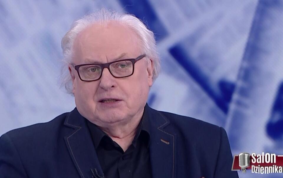 Ryszard Makowski w "Salonie Dziennikarskim" / autor: screen TVP Info