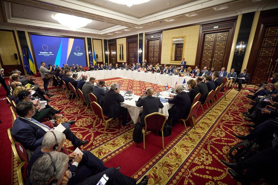 Spotkanie szefów MSZ w Kijowie  / autor: screenshot Twitter/X @ZelenskyyUa