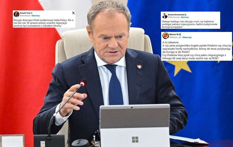 Tusk obrażony na USA za plan pokojowy? Fala komentarzy
