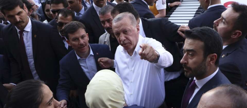 Recep Erdogan  / autor: 	PAP/EPA/TUMAY BERKIN
