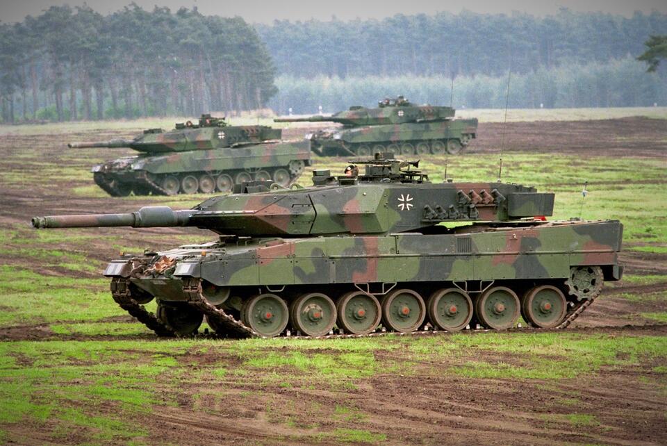 Czołgi Leopard na wyposażeniu niemieckiej armii (zdj. ilustracyjne) / autor: wikimedia commons/Bundeswehr-Fotos/https://creativecommons.org/licenses/by/2.0/