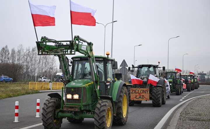 Protest rolników w Elblągu / autor: PAP/Adam Warżawa