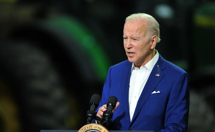 Prezydent USA Joe Biden / autor: PAP/EPA/STEVE POPE