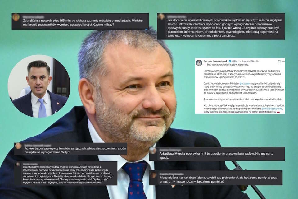 Prawie 95 mln zł! Tyle ekipa Tuska zabrała pracownikom sądów