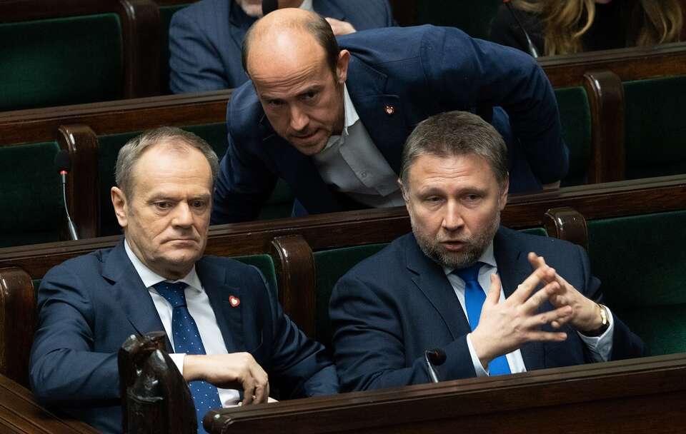 Donald Tusk i Marcin Kierwiński / autor: Fratria