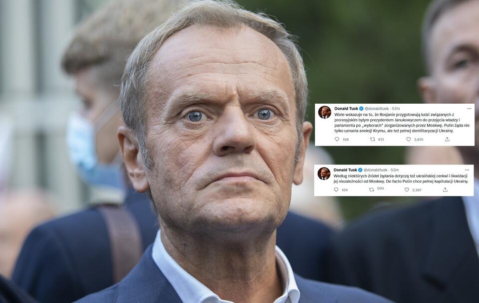 Donald Tusk / autor: Fratria/Twitter