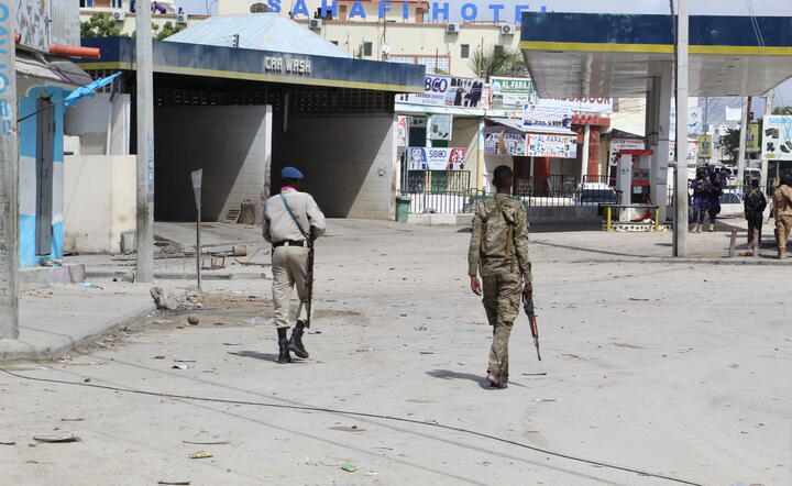 Somalia. Po ataku terrorystycznym / autor: PAP/EPA