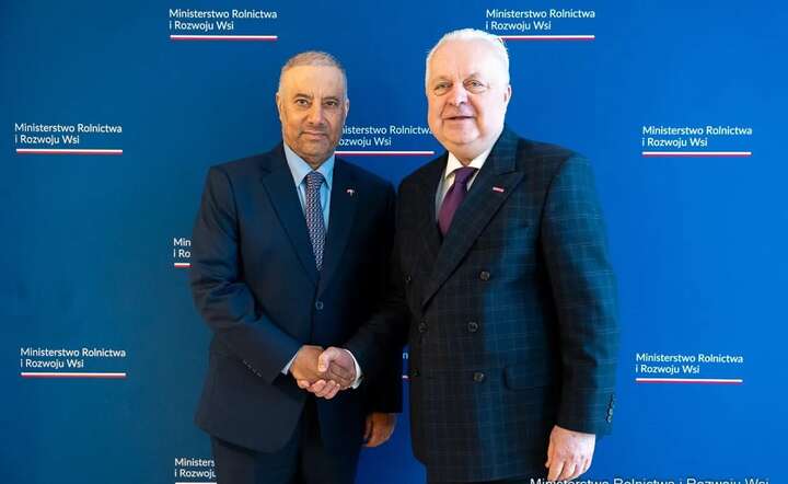 Jacek Czerniak, Wiceminister rolnictwa (z prawej), i ambasador Kataru w Polsce. / autor: MRiRW