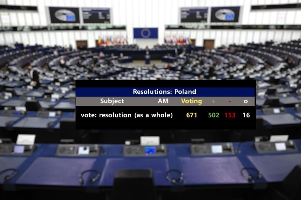Parlament Europejski / autor: PAP/EPA/FREDERICK FLORIN / POOL; multimedia.europarl.europa.eu