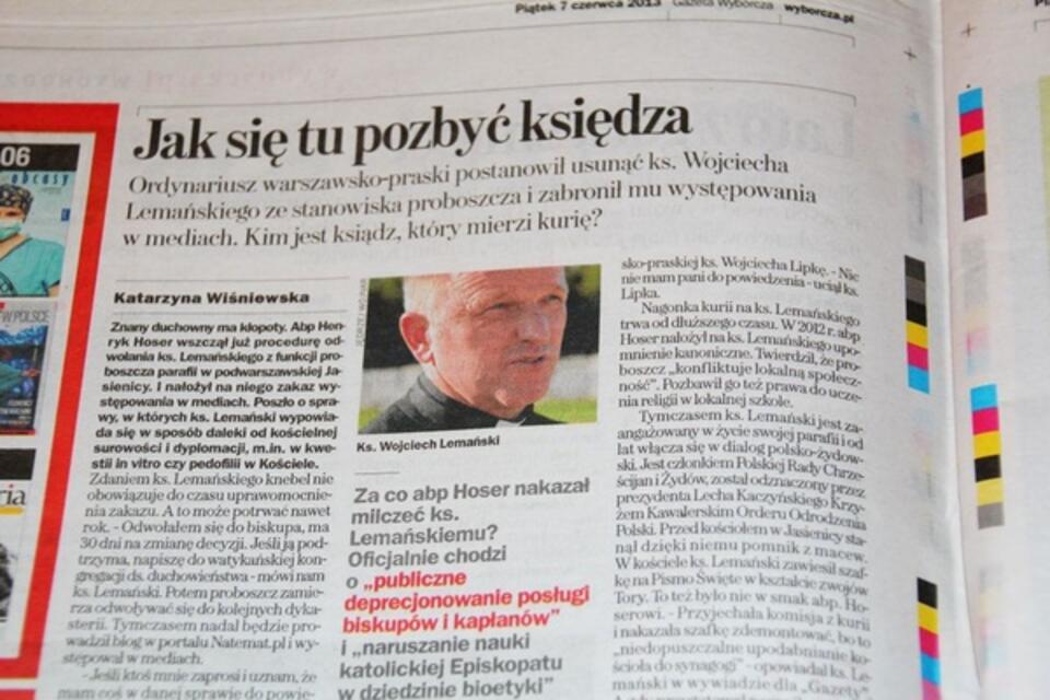 Katarzyna Wiśniewska bierze udział w najważniejszych antykościelnych operacjach "GW"