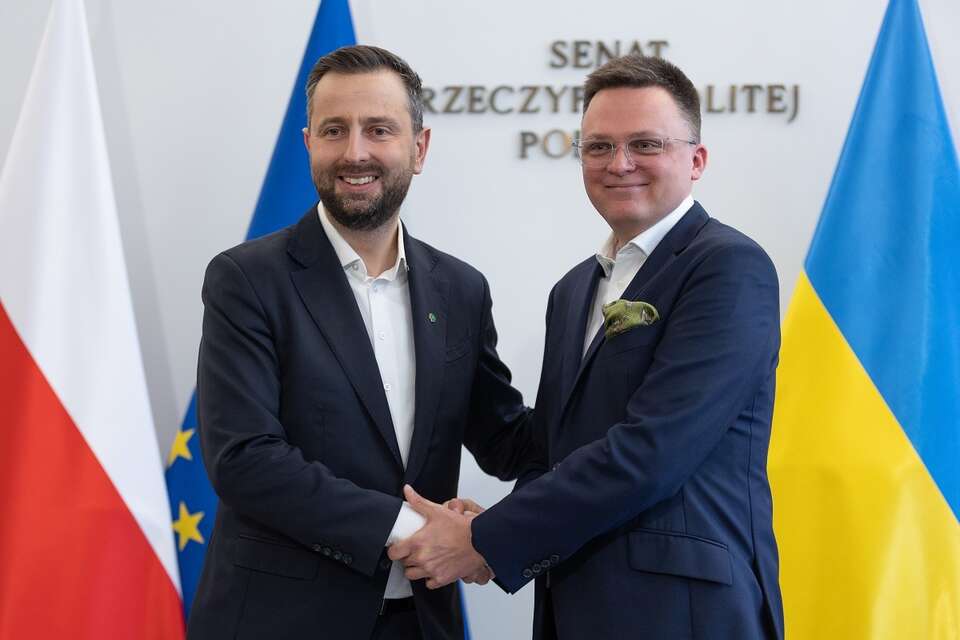 Prezes PSL Władysław Kosiniak-Kamysz i lider Polski 2050 Szymon Hołownia / autor: Fratria
